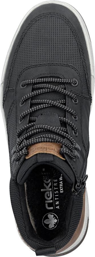 Rieker Sneakers hoog bruin zwart - Foto 6