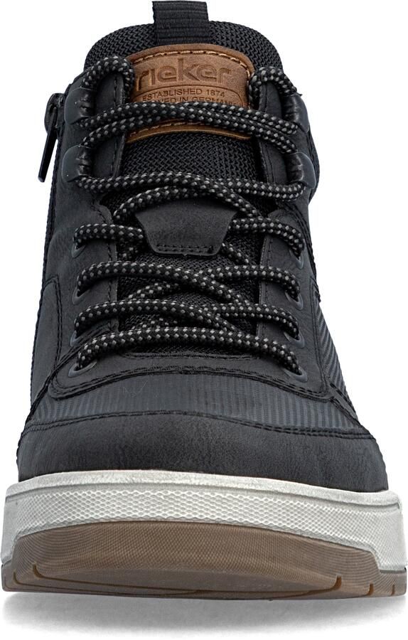 Rieker Sneakers hoog bruin zwart - Foto 3