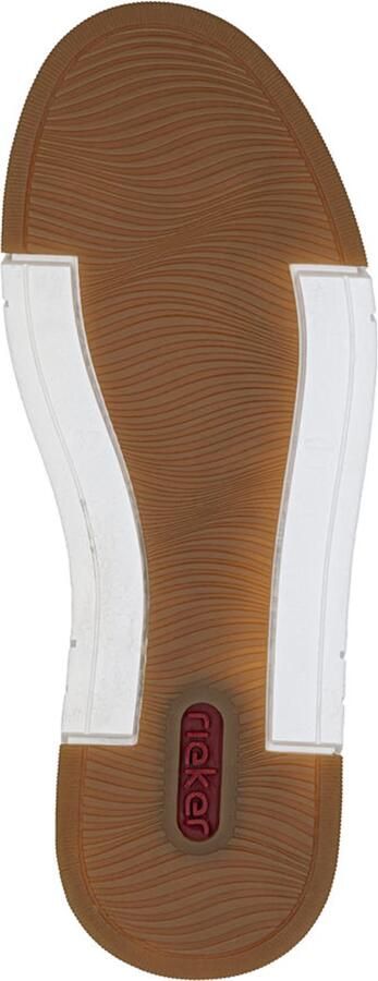 Rieker Sneakers hoog lichtblauw bruin wit - Foto 10