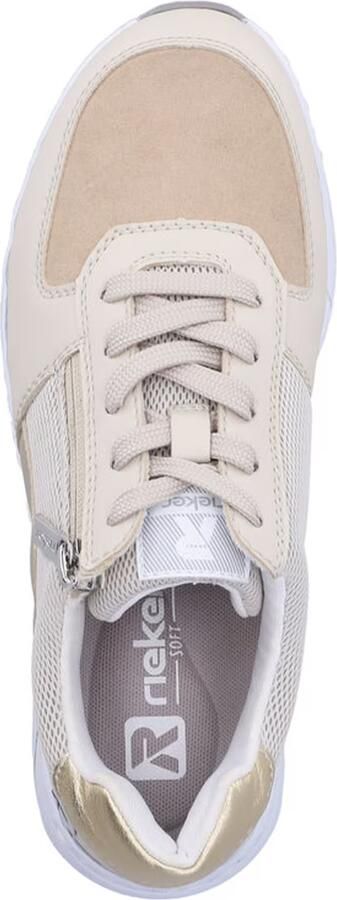 Rieker Sneakers laag beige taupe - Foto 7