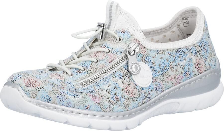 Rieker dames slip-on schoenen wit gekleurd - Foto 2
