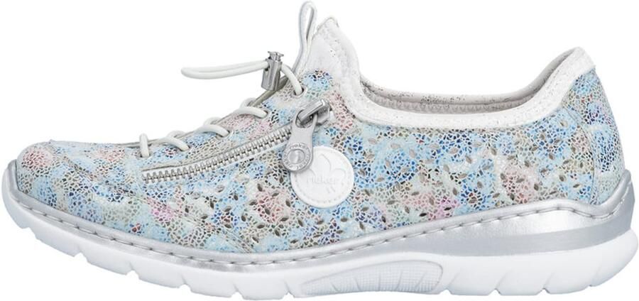 Rieker dames slip-on schoenen wit gekleurd - Foto 5