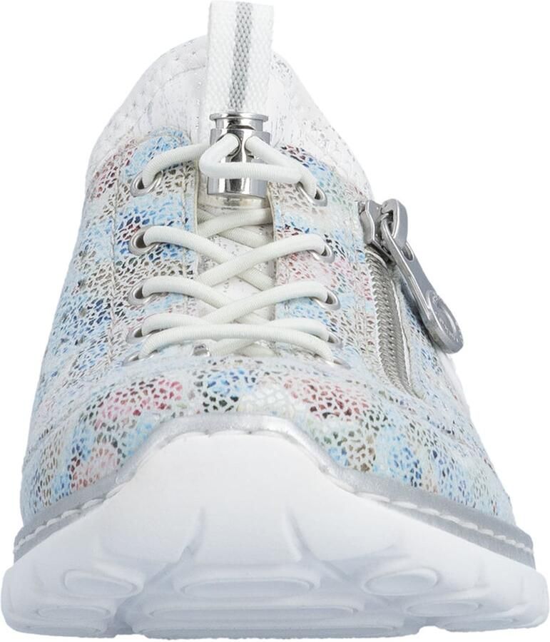Rieker dames slip-on schoenen wit gekleurd - Foto 3