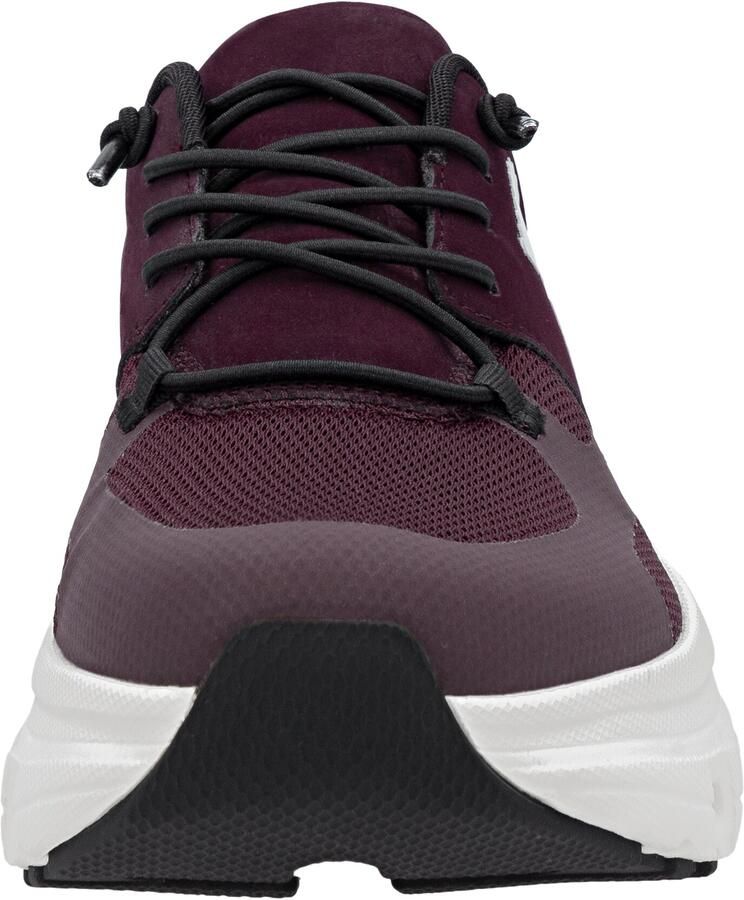 Rieker Sneakers laag bordeaux wit - Foto 3