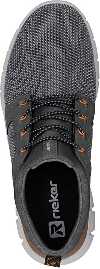 Rieker Slip-on sneakers Instapper halfhoge schoen vrijetijdsschoen met elastiek om in te stappen - Foto 5