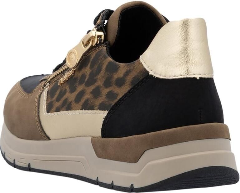 Rieker Sneakers vrijetijdsschoen veterschoen halfschoen met modieuze accenten - Foto 13