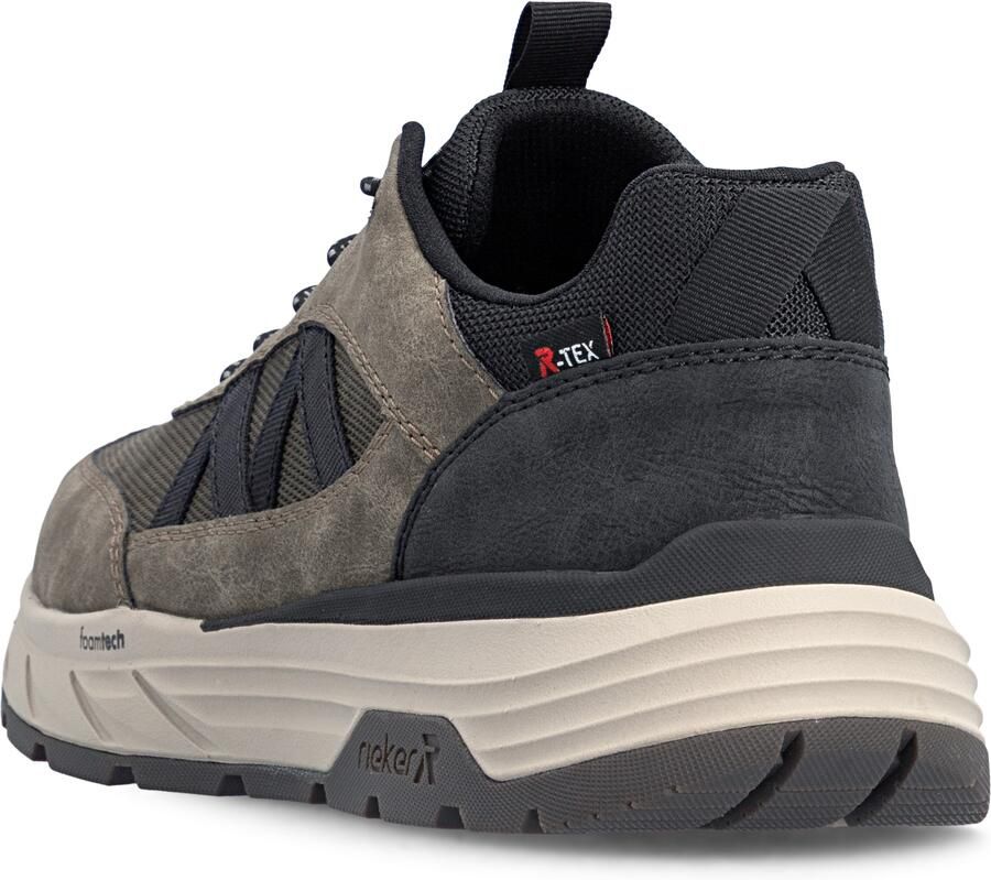 Rieker Sneakers laag bruin olijfgroen zwart - Foto 4