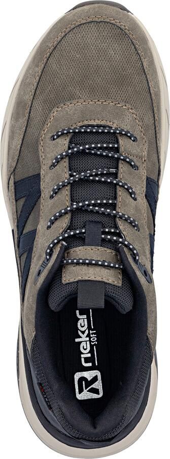 Rieker Sneakers laag bruin olijfgroen zwart - Foto 6