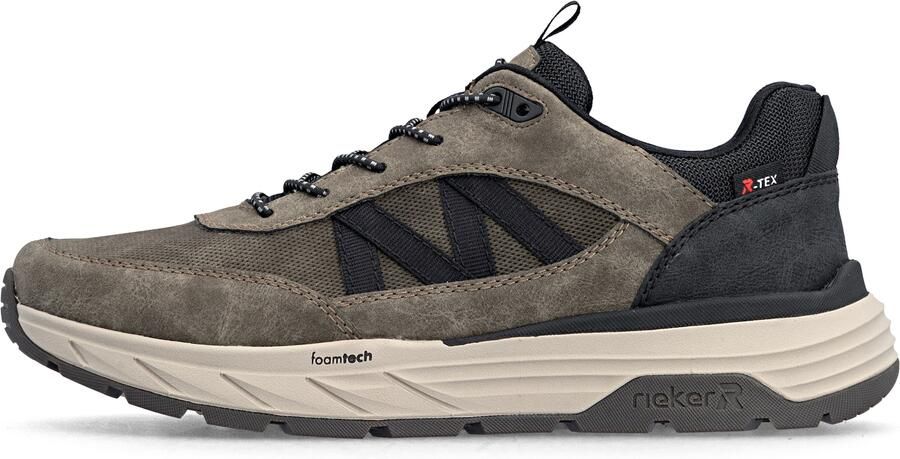 Rieker Sneakers laag bruin olijfgroen zwart - Foto 2
