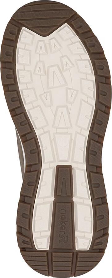 Rieker Sneakers laag bruin taupe donkergrijs - Foto 7