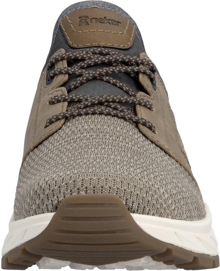 Rieker Sneakers laag bruin taupe donkergrijs - Foto 6