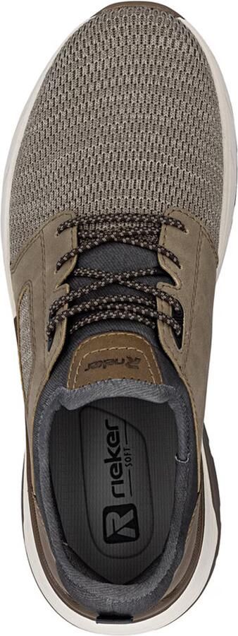 Rieker Sneakers laag bruin taupe donkergrijs - Foto 8