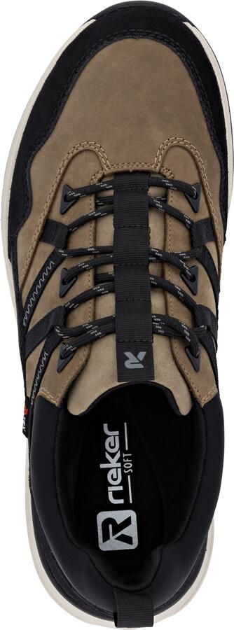 Rieker -art- art U0104 20-zwart-beige-heren-veter - Foto 6