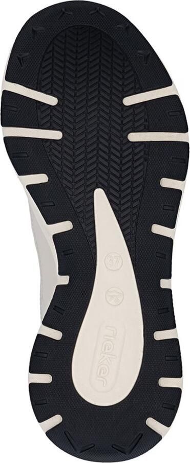 Rieker Sneakers laag crème brokaat zwart - Foto 5