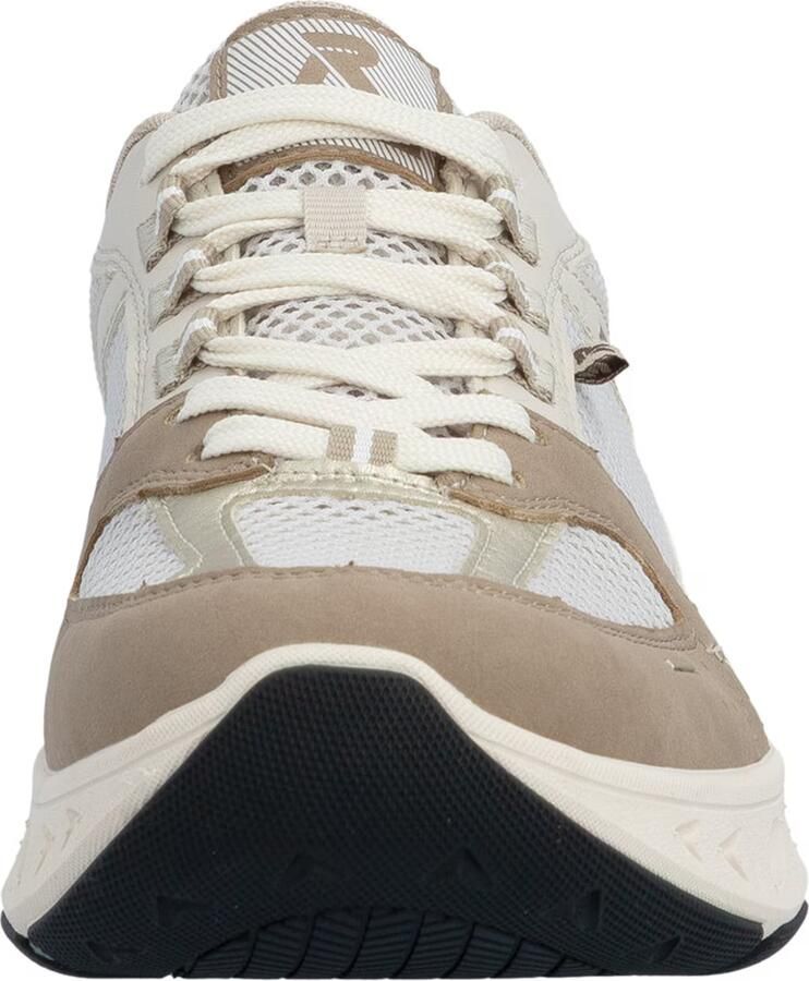 Rieker Sneakers laag crème brokaat zwart - Foto 7
