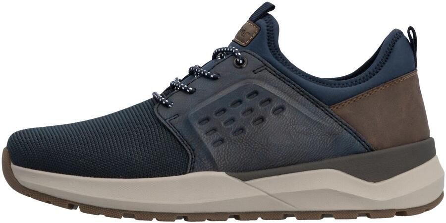 Rieker Heren Slipper Extra Wijd Elastiek 06058-14 Blauw - Foto 2