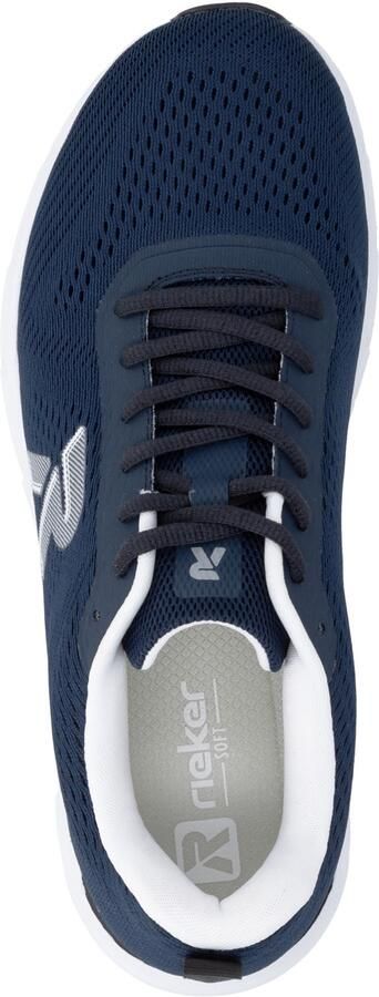 Rieker Sneakers laag donkerblauw wit - Foto 6