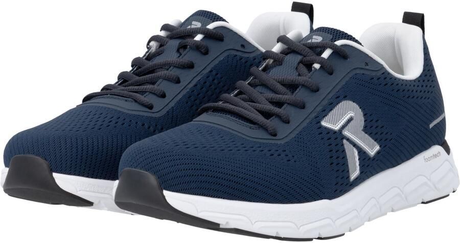 Rieker Sneakers laag donkerblauw wit - Foto 3