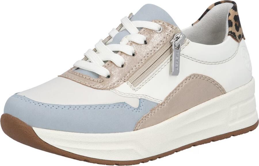 Rieker Dames Sneaker N8114-90 Offwhite Combi Wijdte H - Foto 6