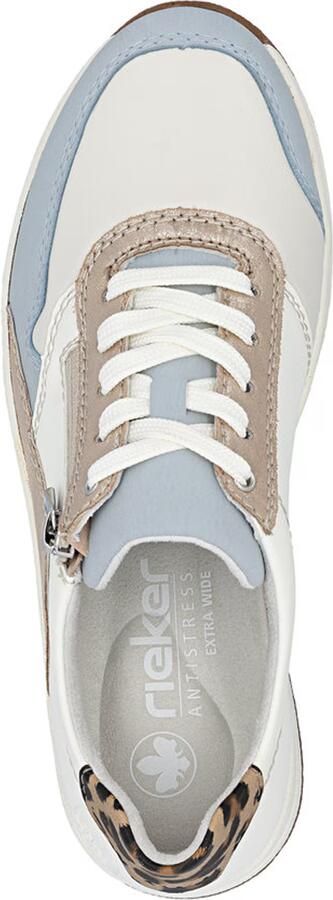 Rieker Dames Sneaker N8114-90 Offwhite Combi Wijdte H - Foto 10