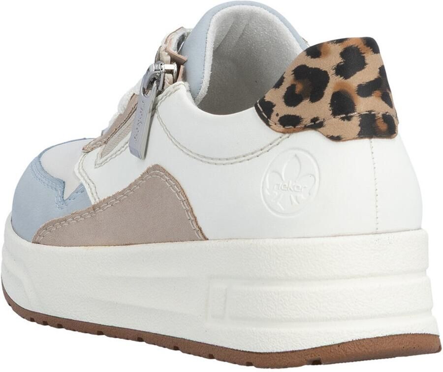 Rieker Dames Sneaker N8114-90 Offwhite Combi Wijdte H - Foto 7