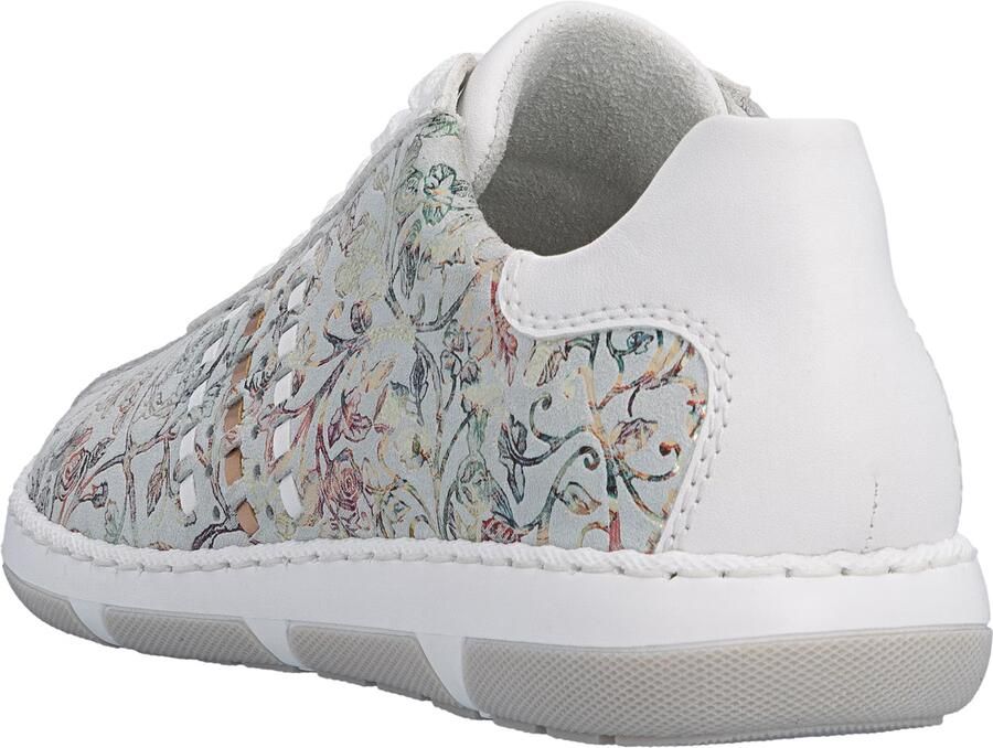 Rieker Sneakers laag goud groen mandarijn wit - Foto 6