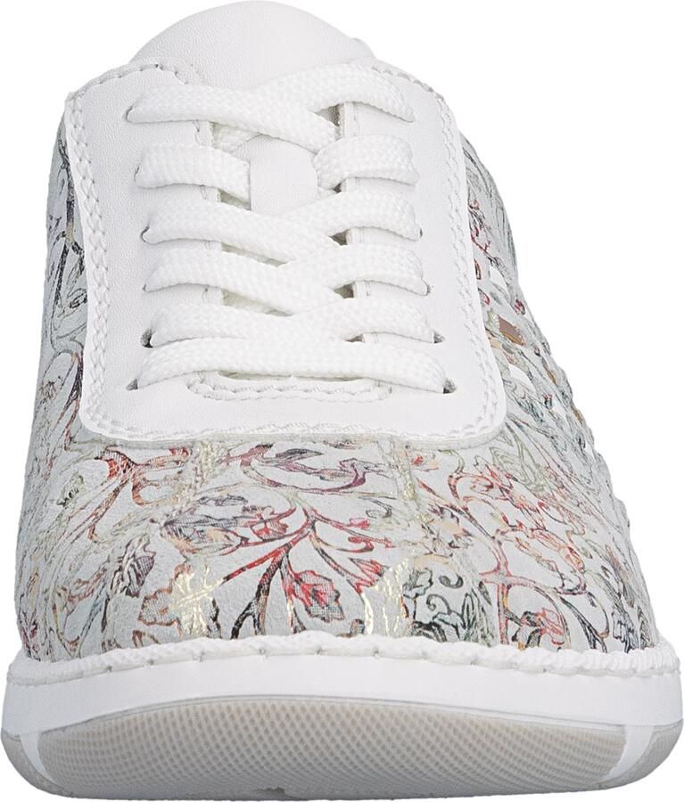 Rieker Sneakers laag goud groen mandarijn wit - Foto 7