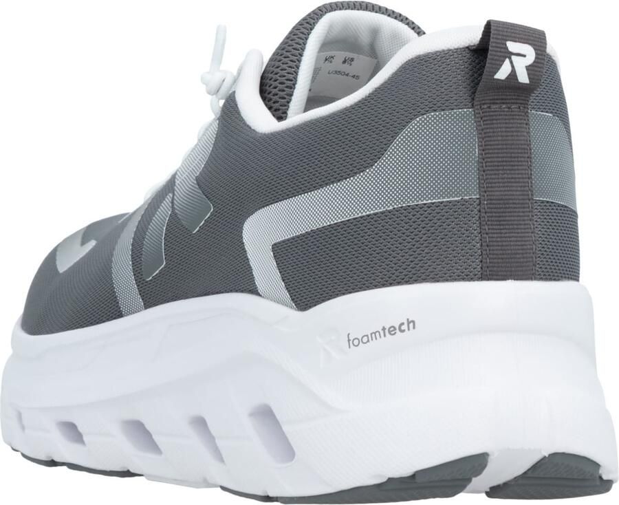 Rieker Sneakers laag grijs donkergrijs - Foto 3