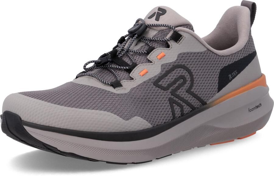 Rieker Sneakers laag grijs greige zwart