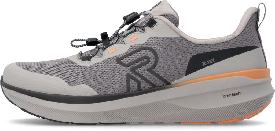 Rieker Sneakers laag grijs greige zwart - Foto 4