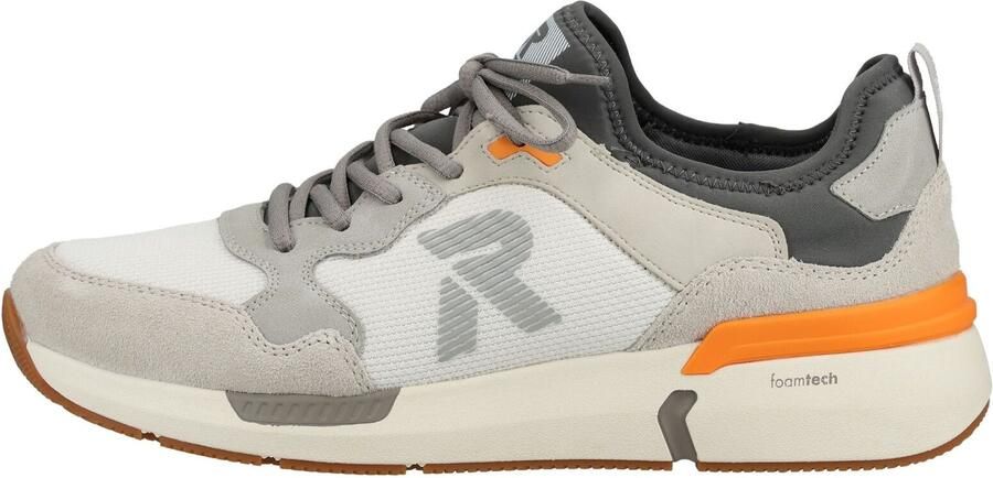 Rieker Sneakers laag grijs lichtgrijs donkergrijs wit - Foto 2