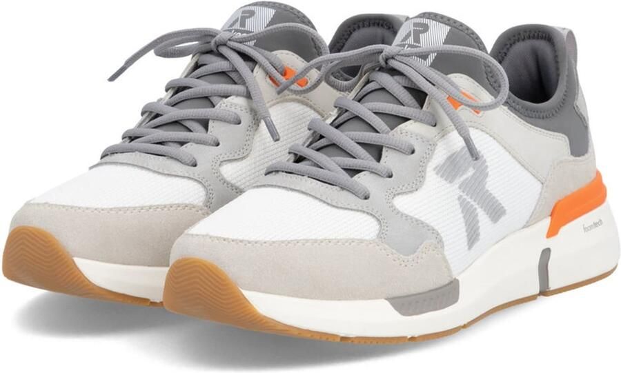 Rieker Sneakers laag grijs lichtgrijs donkergrijs wit - Foto 6