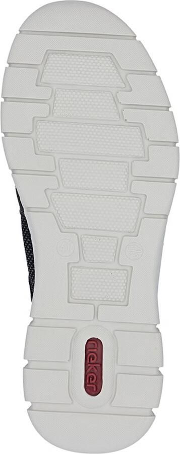 Rieker Slip-on sneakers Instapper halfhoge schoen vrijetijdsschoen met elastiek om in te stappen - Foto 12