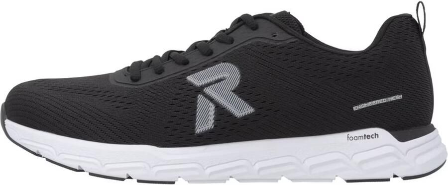 Rieker Sneakers laag grijs zwart - Foto 4