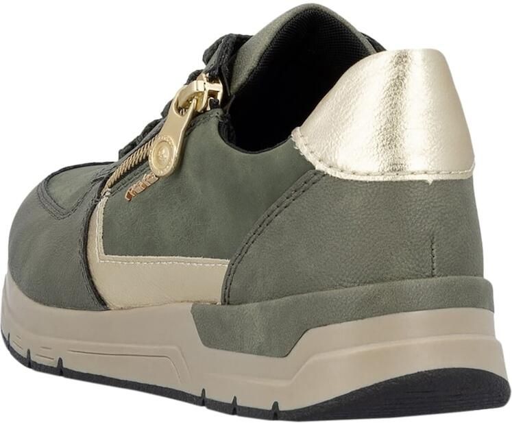 Rieker Sneakers vrijetijdsschoen veterschoen halfschoen met modieuze accenten - Foto 10