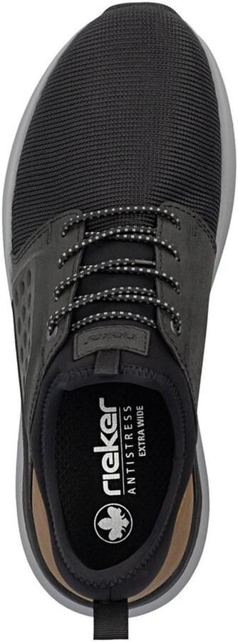 Rieker Heren Slipper Extra Wijd Elastiek 06058-00 Black - Foto 4