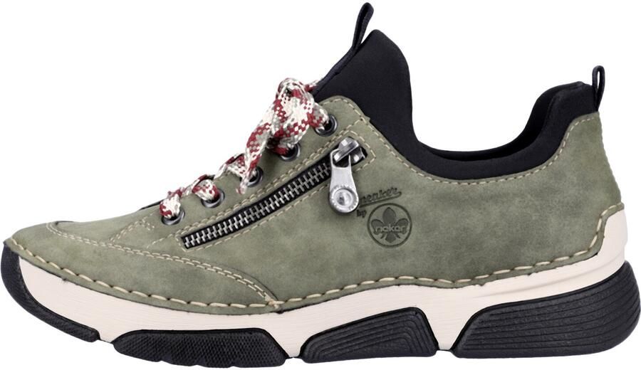 Rieker Slip-on sneakers Instapper halfhoge schoen vrijetijdsschoen met zachte binnenzool - Foto 13