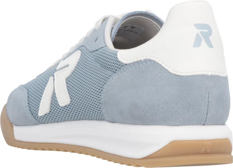 Rieker Sneakers laag lichtblauw wit - Foto 7
