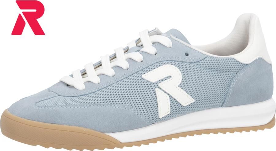 Rieker Sneakers laag lichtblauw wit - Foto 8