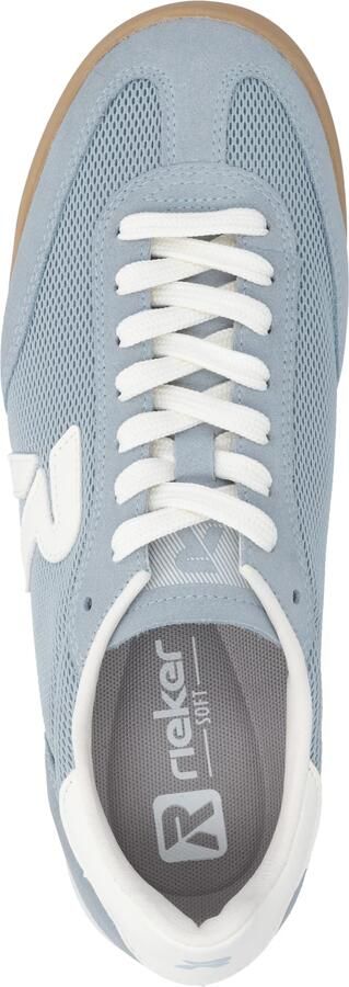 Rieker Sneakers laag lichtblauw wit - Foto 9