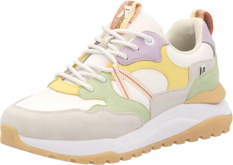 OTTO RIEKER Sport Sneakers met sleehak Bel Air vrijetijdsschoen lage schoen veterschoen met uitneembaar voetbed