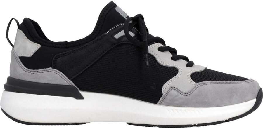 Rieker Sneakers laag lichtgrijs zwart - Foto 4