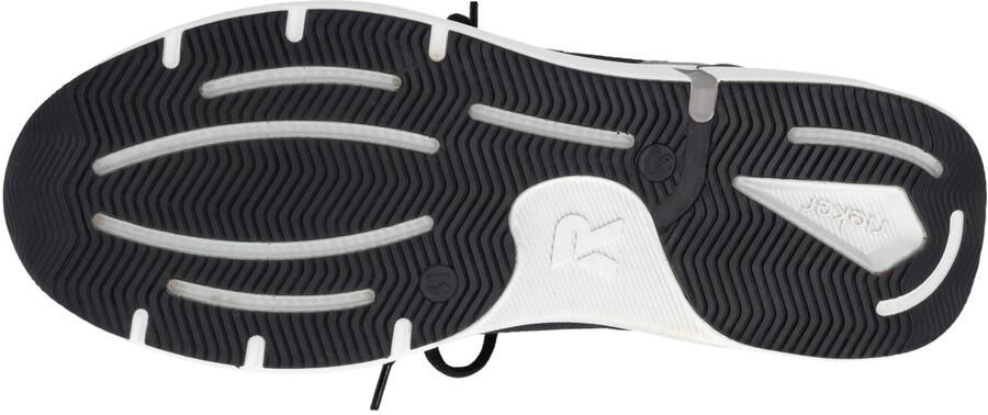Rieker Sneakers laag lichtgrijs zwart - Foto 6