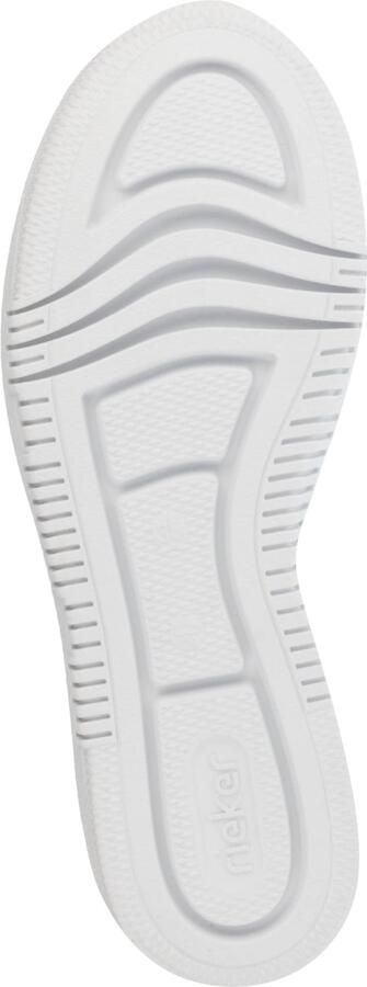 Rieker Dames Sneaker Low Sportschoen Vegan Memory-Foam M1900-80 White - Foto 4
