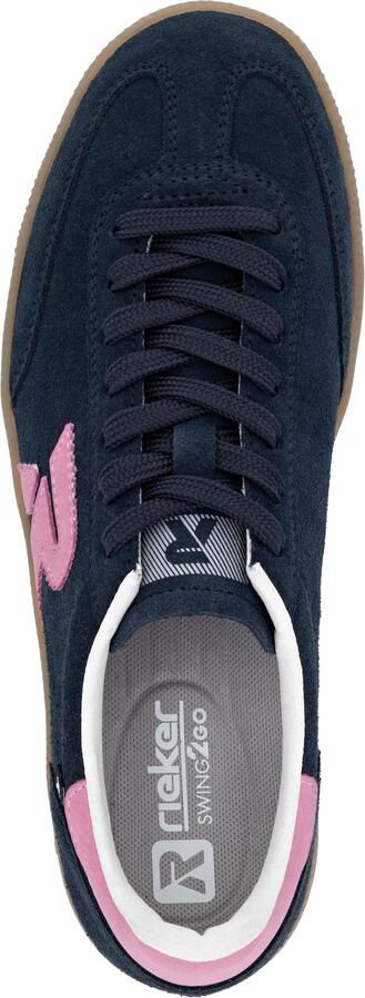 Rieker Sneakers laag marine pink - Foto 7