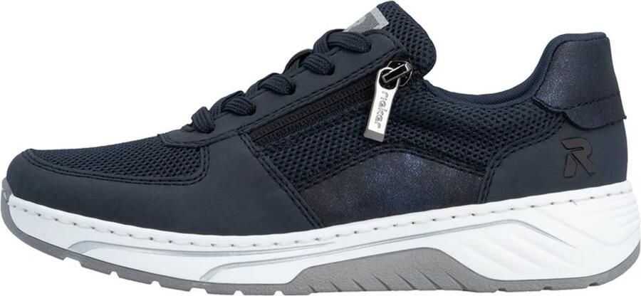 Rieker Dames Sneaker Low Sneaker Casual Comfortabel Memory-Foam 53101-14 Blue - Foto 6
