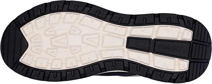 Rieker Sneakers laag navy lichtgrijs donkergrijs zwart - Foto 4