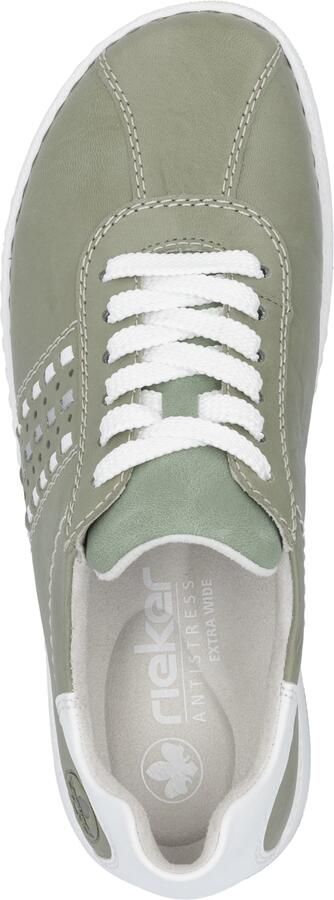 Rieker Sneakers laag olijfgroen wit - Foto 7