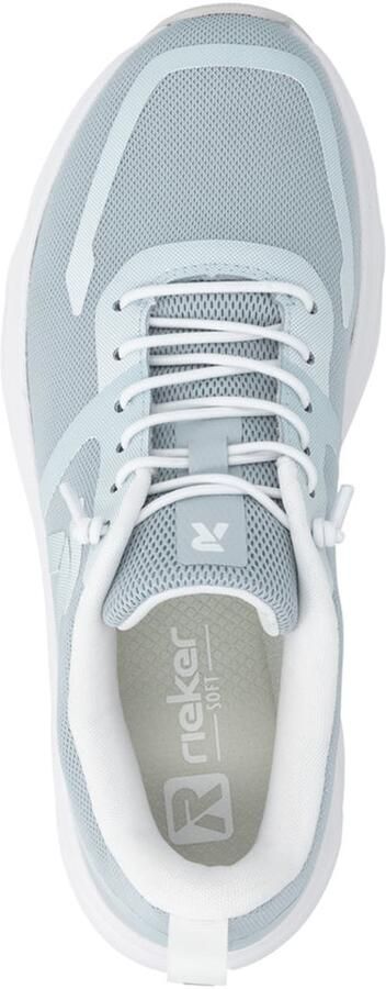 Rieker Dames Sneaker Low W3504-13 Blauw Schoenen - Foto 4