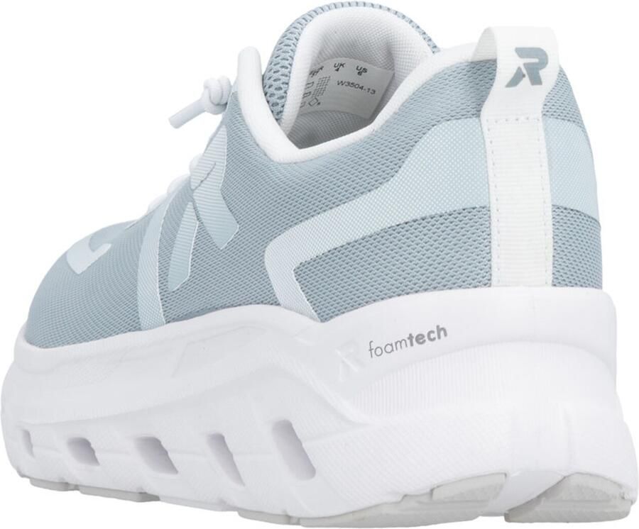Rieker Dames Sneaker Low W3504-13 Blauw Schoenen - Foto 6